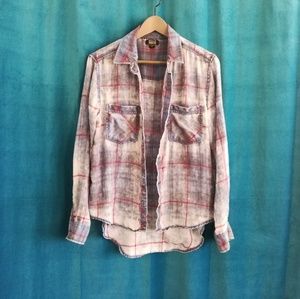 Super Cute Plaid Button Down